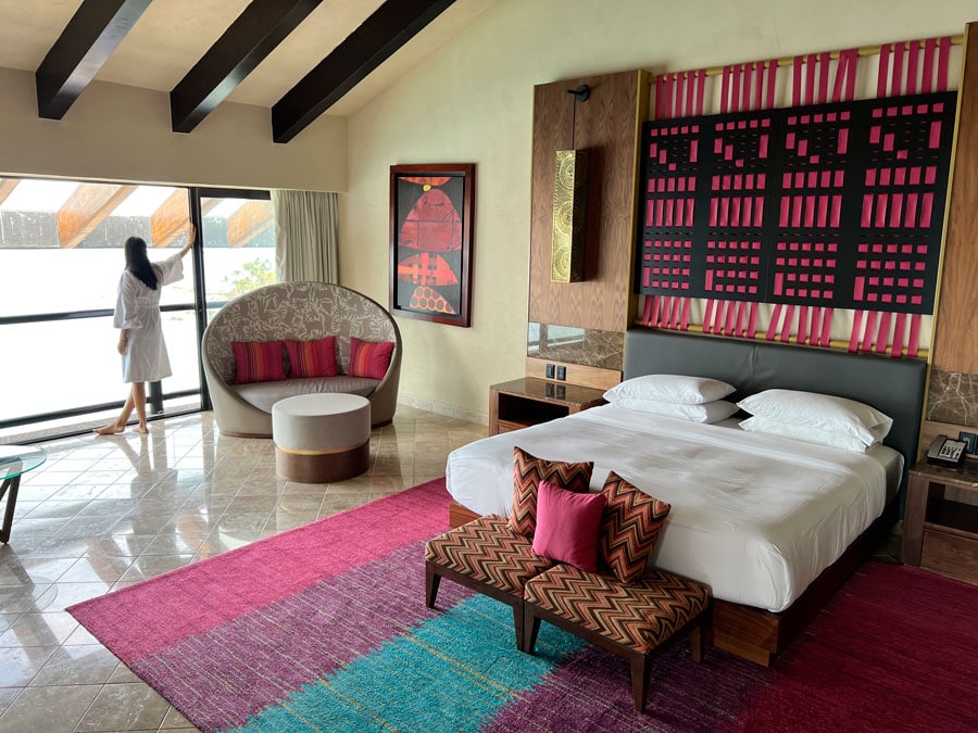 View inside a bedroom in Hyatt Ziva