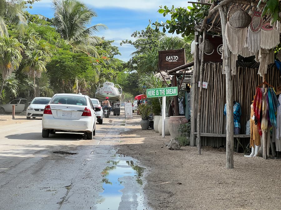 Tulum Beach Road
