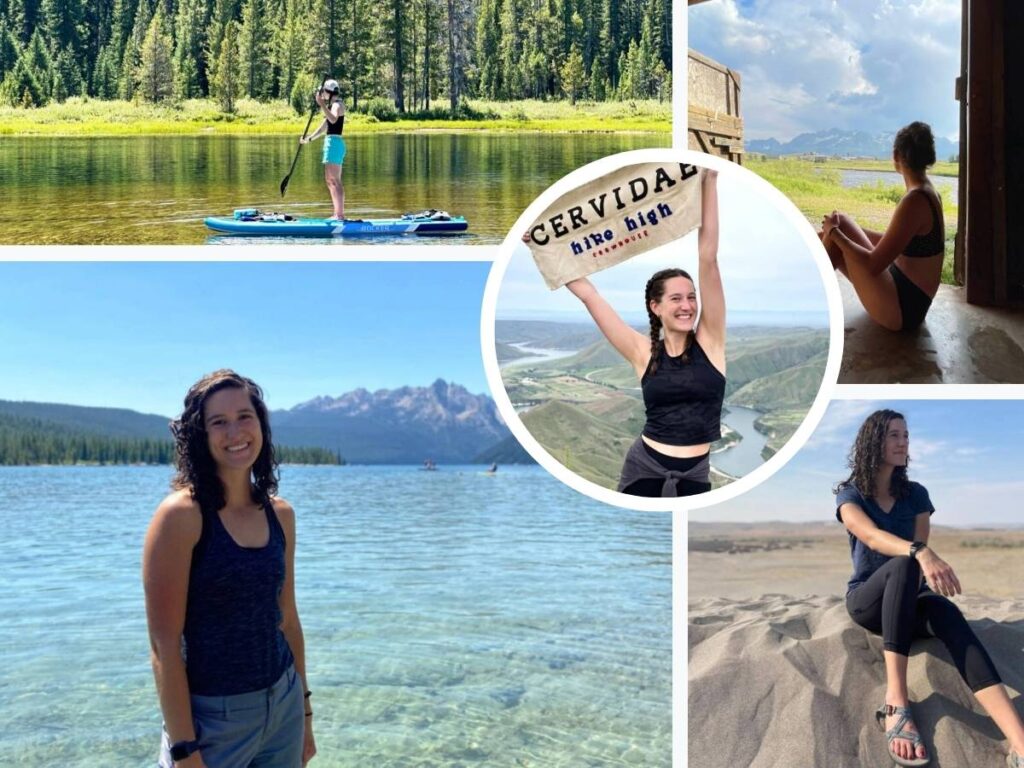 A photo collage of Idaho writer