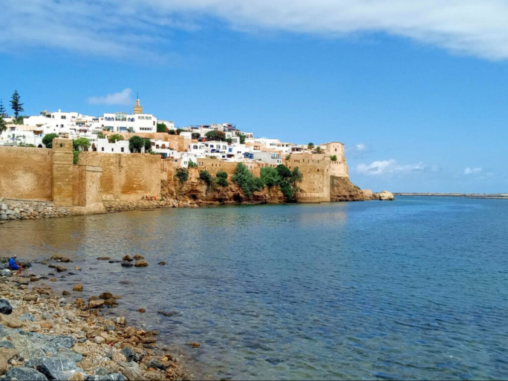 A coastal view of Rabat