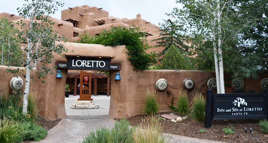 View of the entrance going to Inn and Spa at Loretto Santa Fe