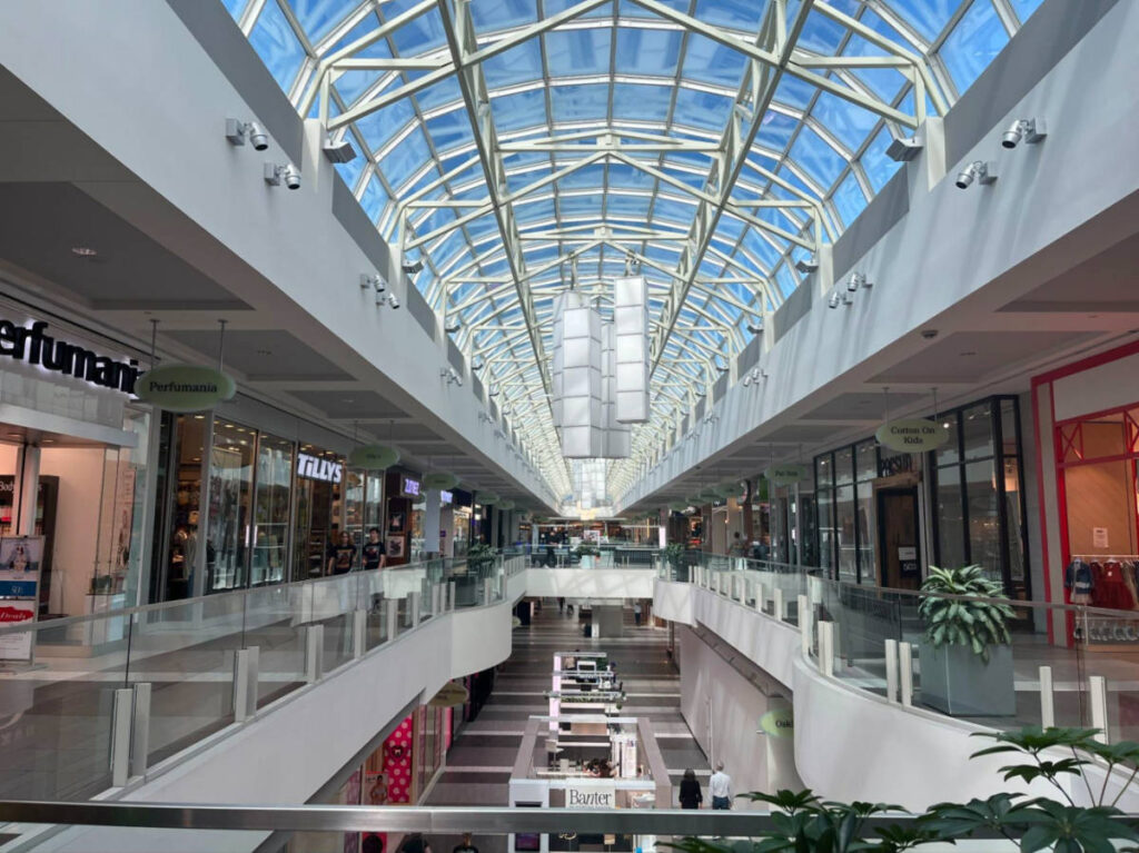 View from the second story of the CoolSprings Galleria
