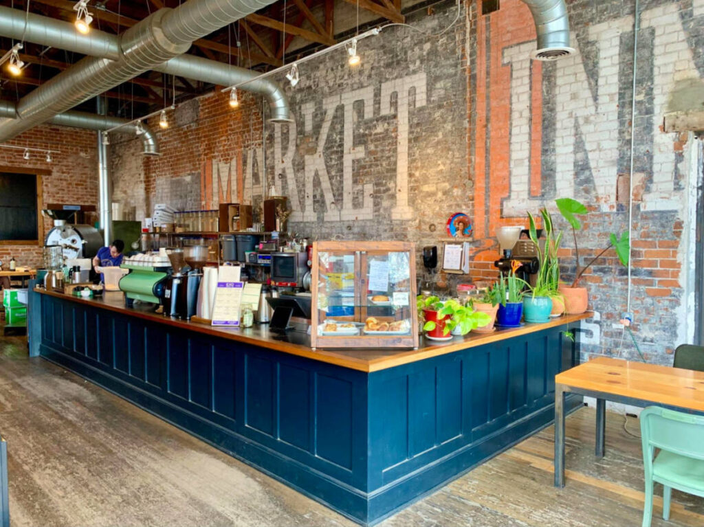 Inside view of Exo Roast Co