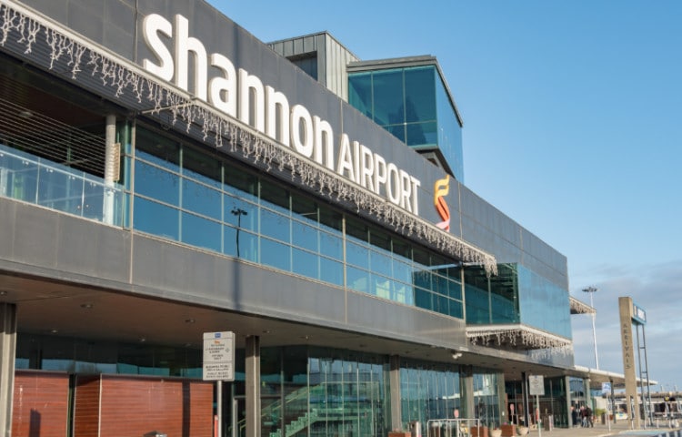 View of outside of the Shannon Airport
