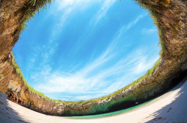 View of the famous Islas Marietas in Puerto Vallarta