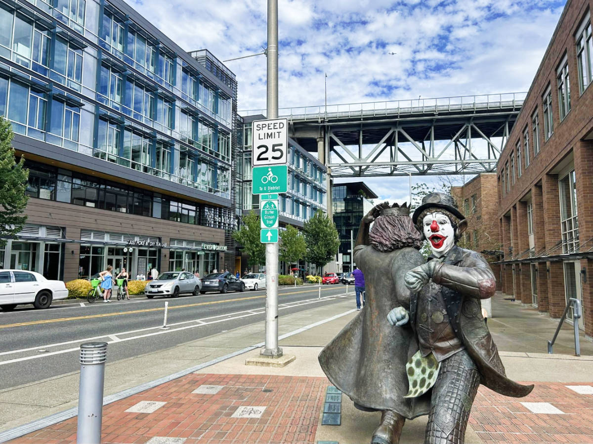 Statue of J.P. Patches around Fremont