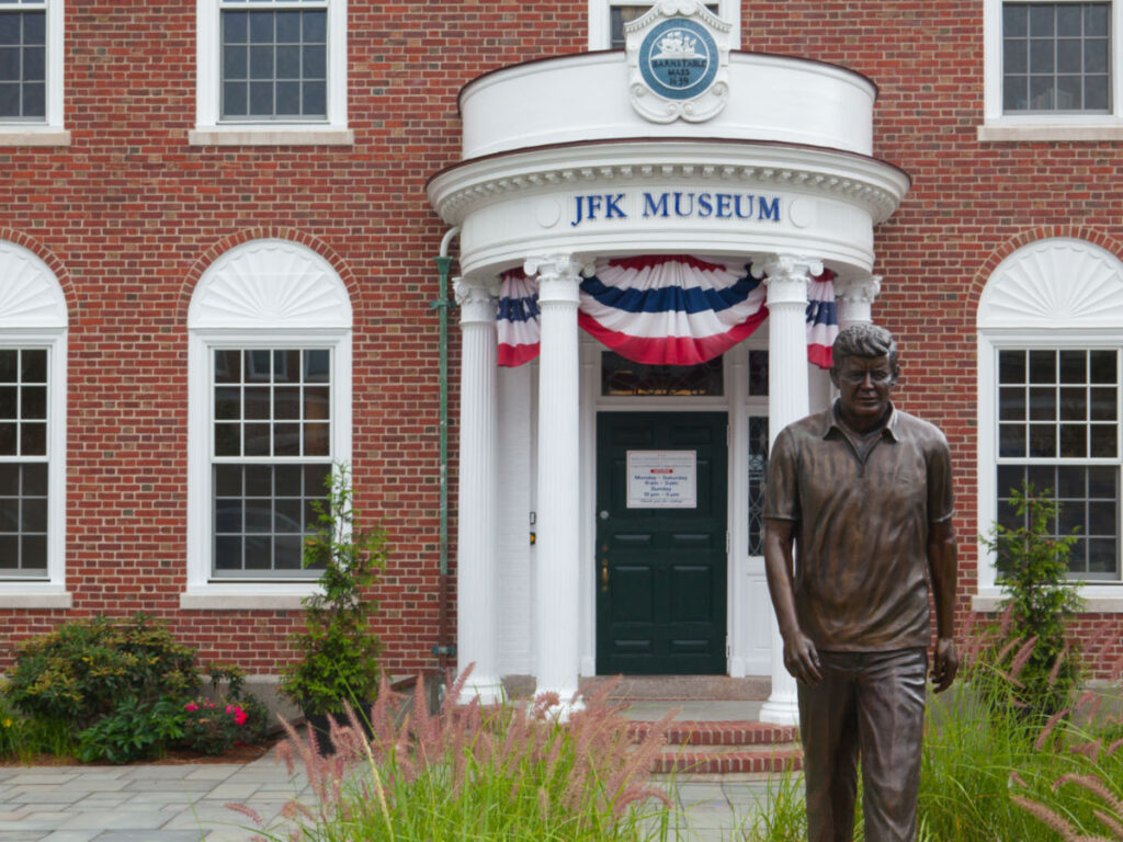 View outside John F Kennedy Hyannis Museum