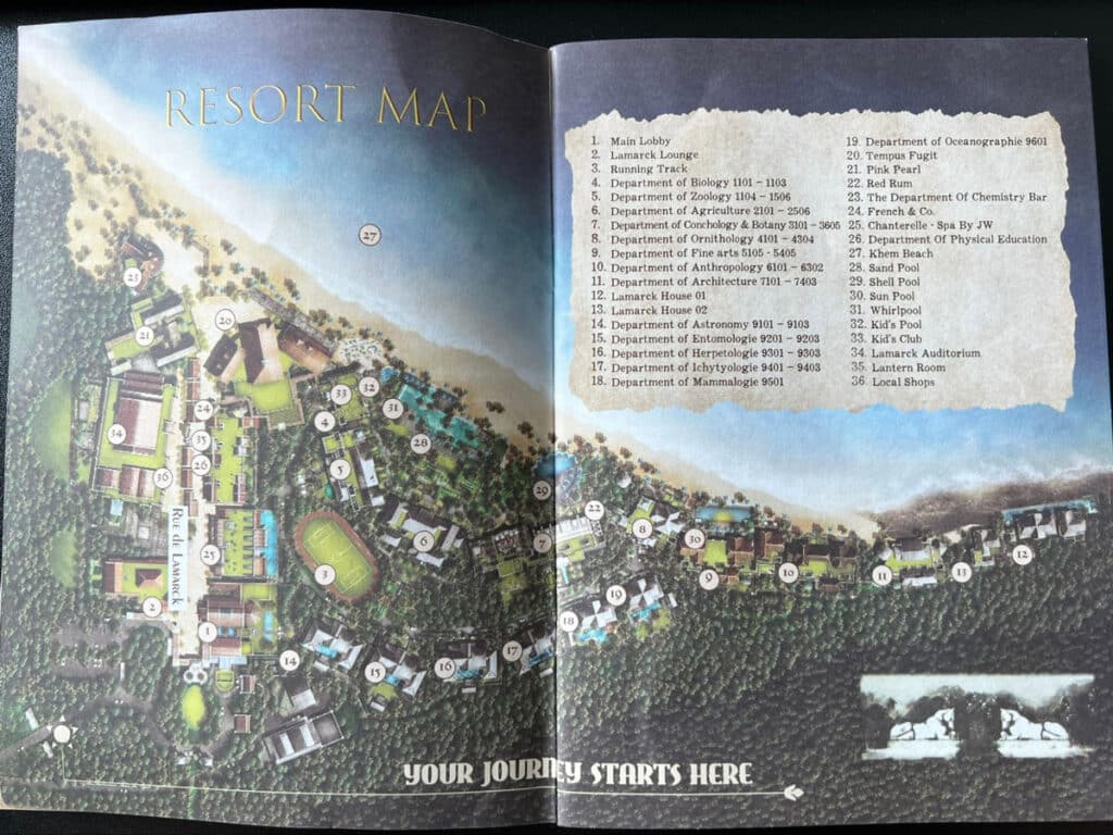 The JW Marriott Phu Quoc Emerald Bay Resort & Spa Map