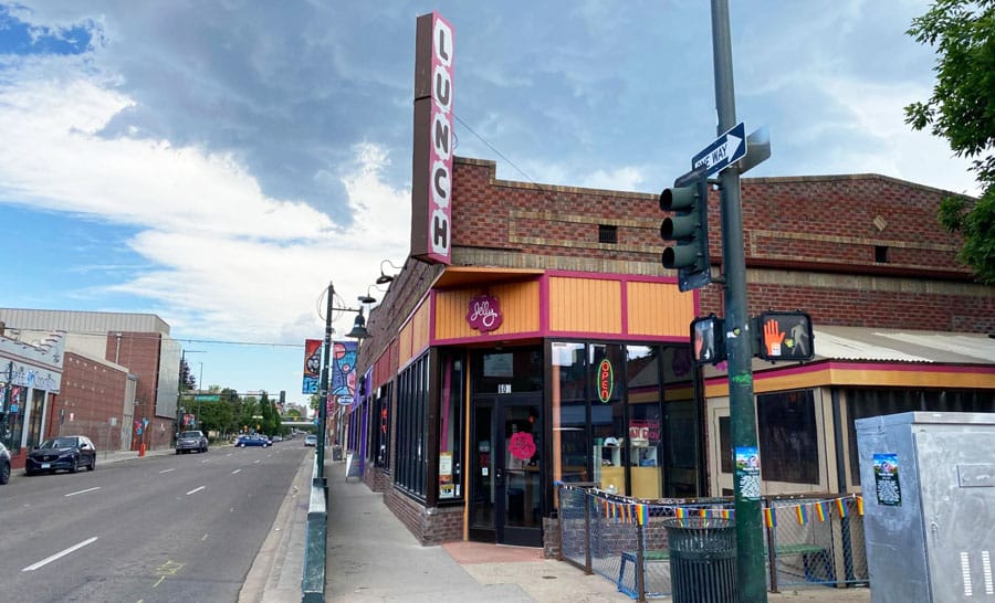 The Jelly Cafe in Denver from the outside