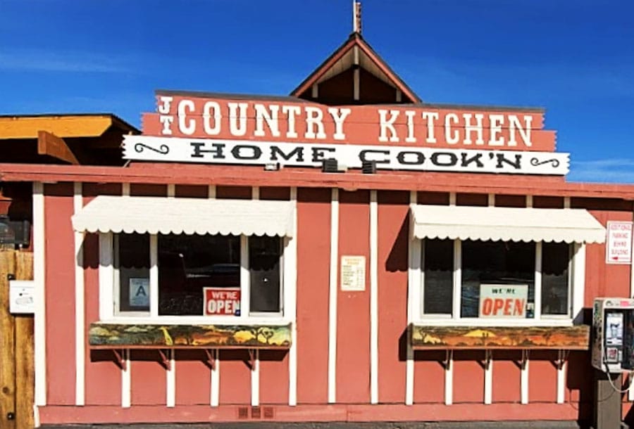 The Joshua Tree Country Kitchen from the outside