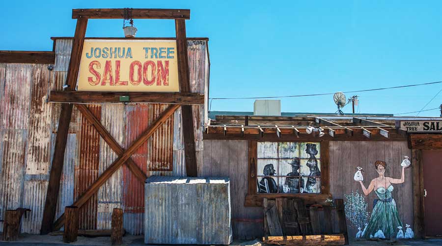 The Joshua Tree Saloon establishment from the outside