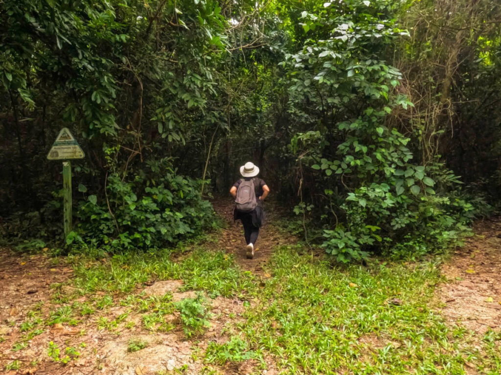 The author Vanessa Ramos at the Julio Monagas national park