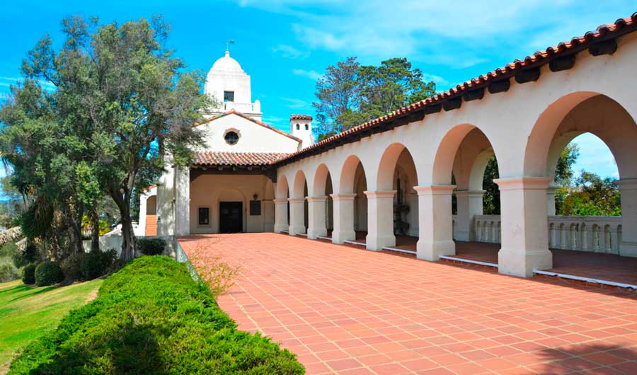 The Junipero Serra Museum from the outside