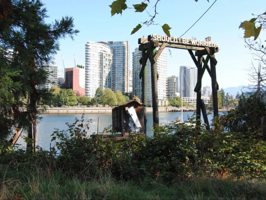 Artwork of Justin Langlois in Olympic Village