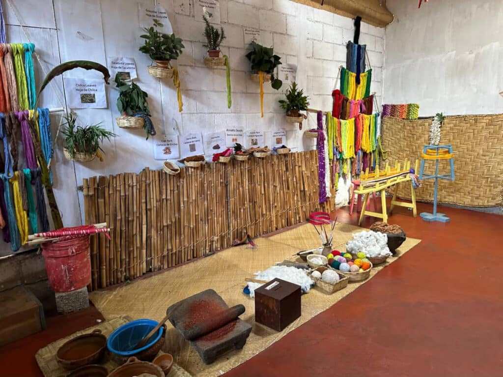 View inside the KEMO Asosciación in San Juan La Laguna