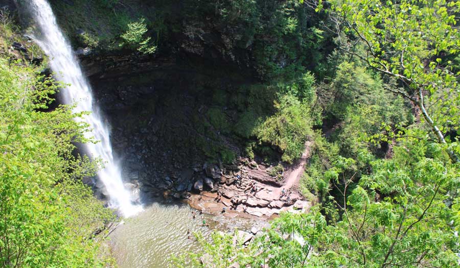 View of the Kaaterskill Falls above