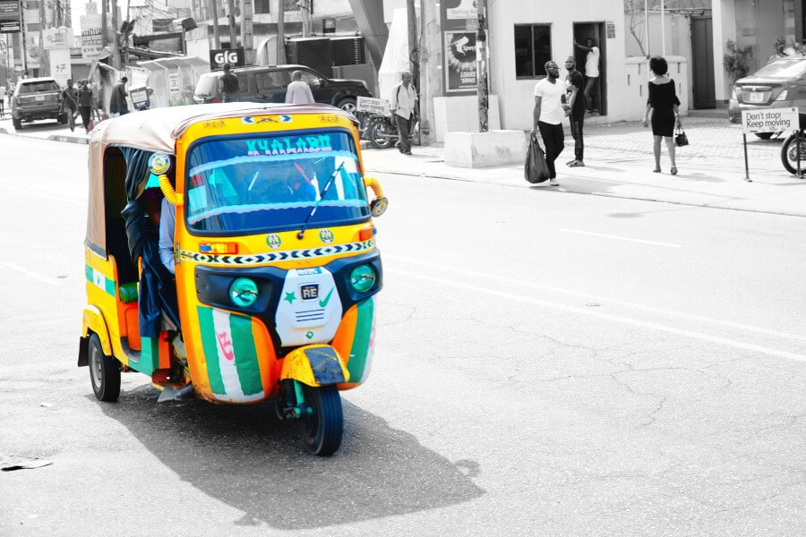 A Keke in Lagos Nigeria