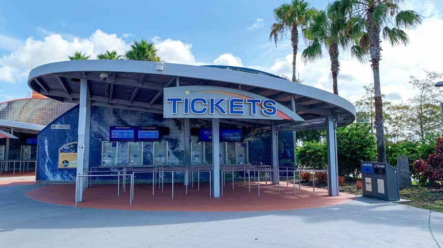 The ticketing booth of Kennedy Space Center
