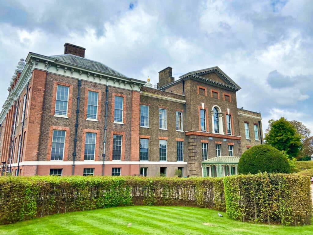 Exterior view of the Kensington Palace