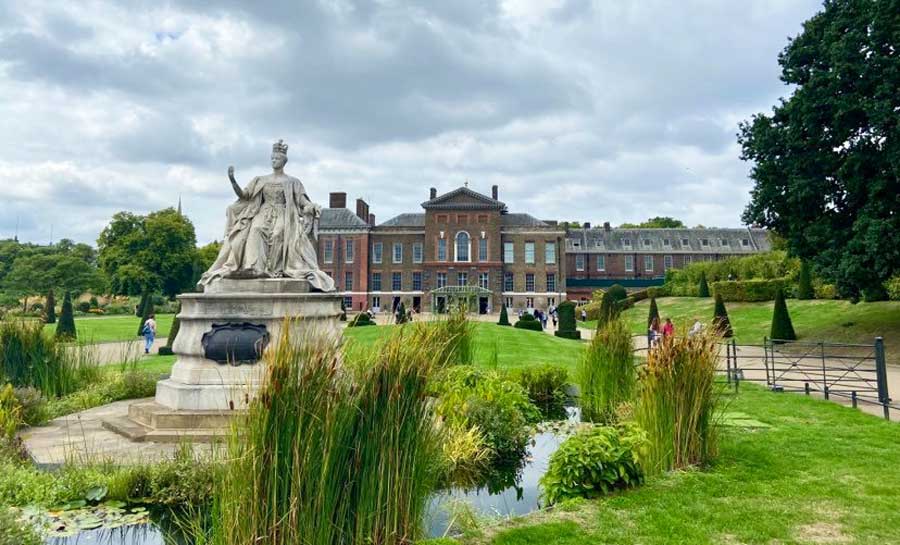 View from the Kensington Palace Gardens
