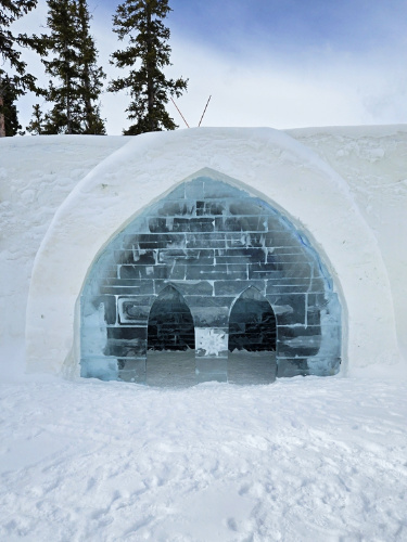 View at the Keystone Snow Fort