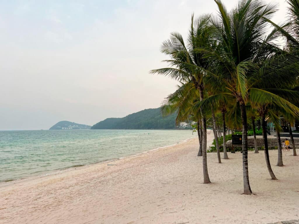 Relaxing view at the Khem Beach