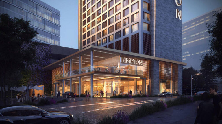 The Kimpton Claret Hotel Denver building from the outside
