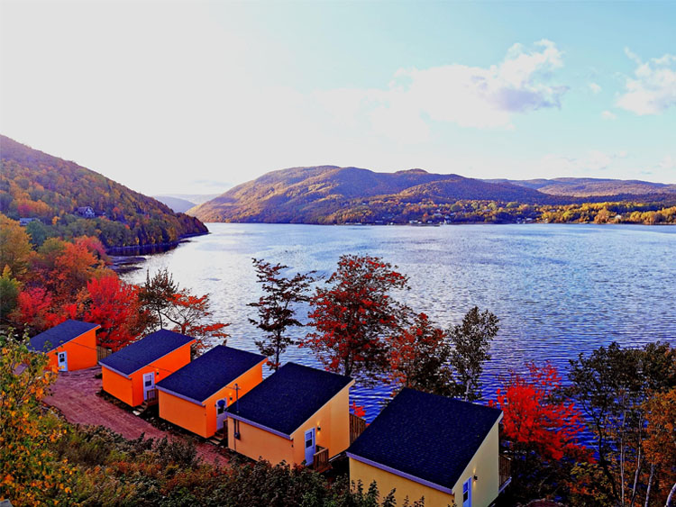 View of Knotty Pine Cottages