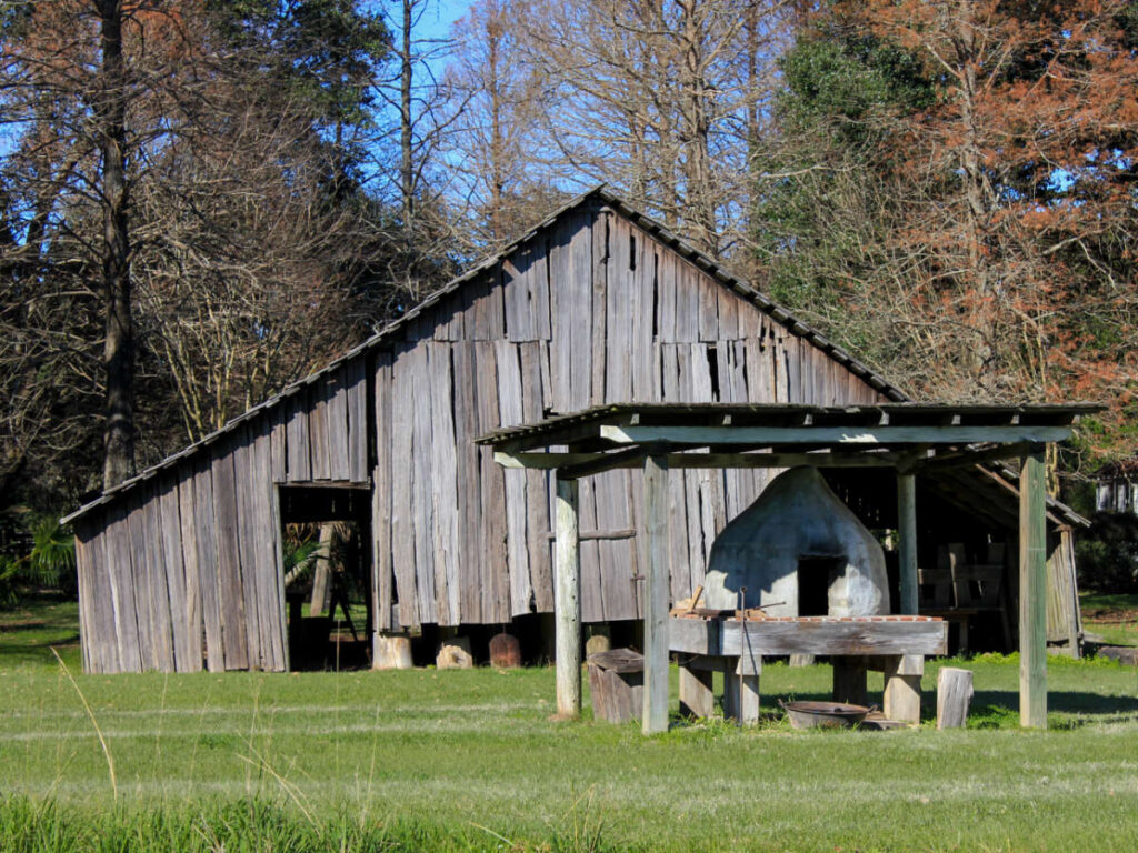 View of the outdoor in LSU Rural Life Museum