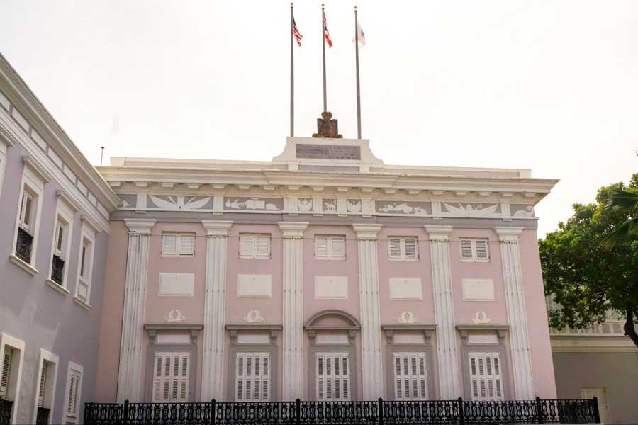 La Fortaleza building from the outside