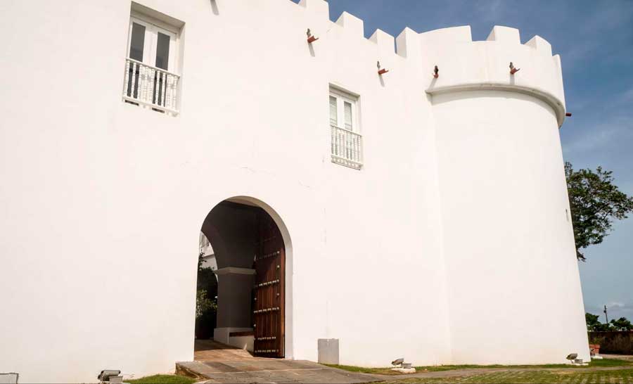 View of an entrance to La Fortaleza