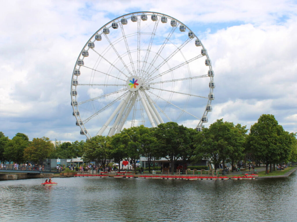 View of the La Grande Roue from afar