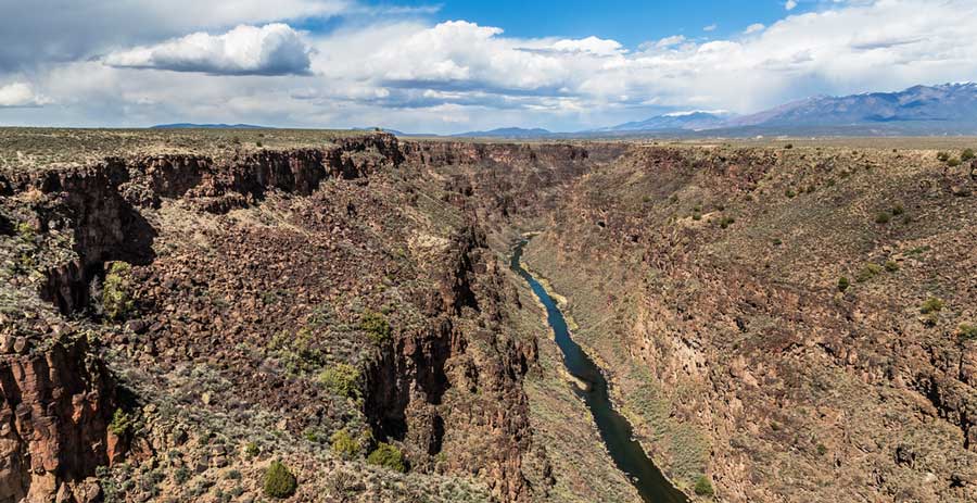 Overlooking view at the La Junta Point