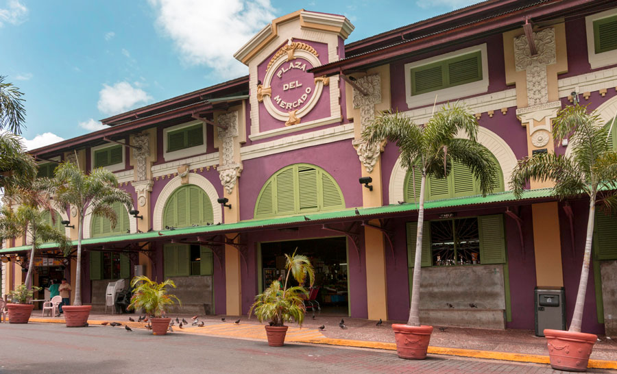 View of the building of Plaza del Mercado