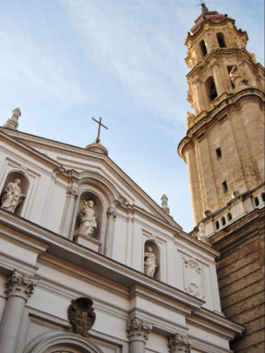 Perspective view of the La Seo Cathedral