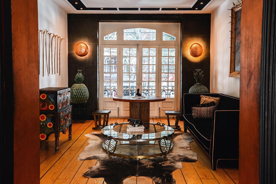 View inside the La Valise in Mexico City