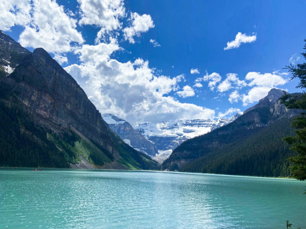 Scenic view of Lake Louise