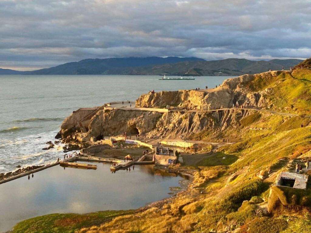 Overlooking view at the Lands End Lookout