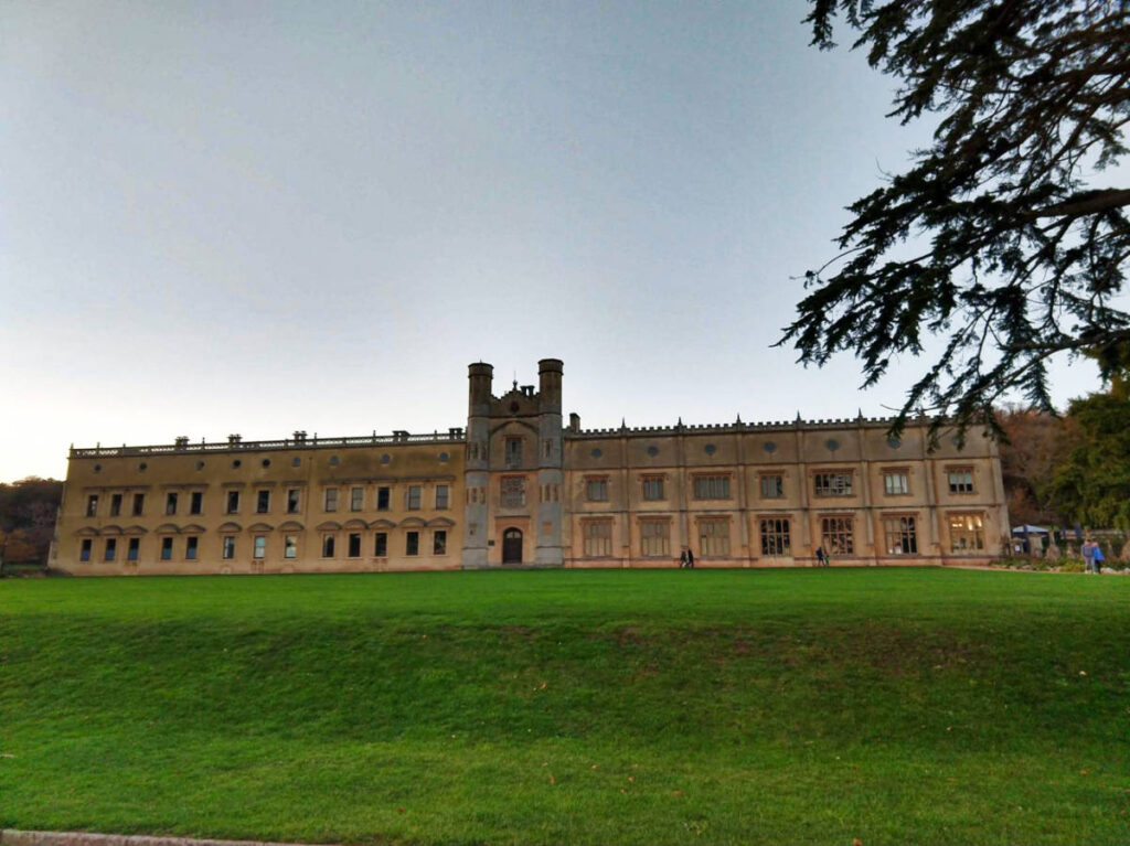 Panoramic view of the vast grassland at Ashton Court Estate