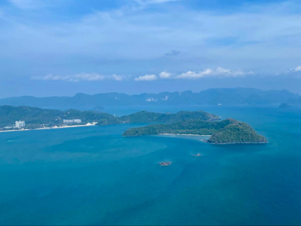 View of Langkawi from the plane