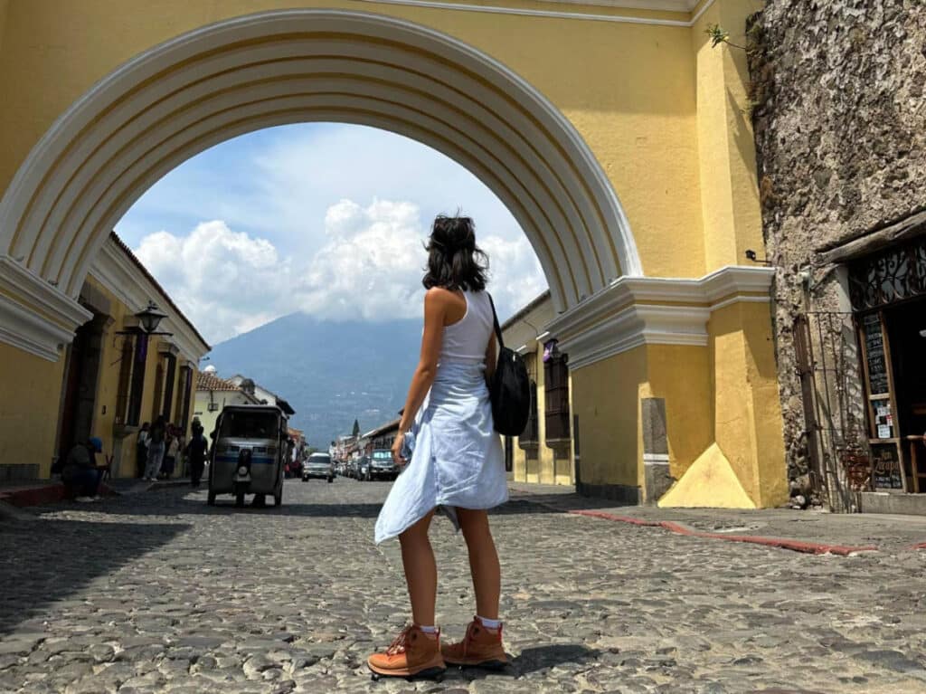 Lea Rose during her visit in Guatemala