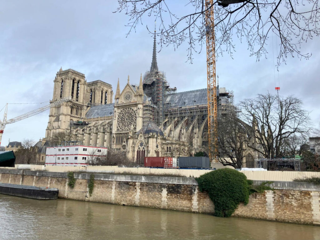 View of the Notre Dame from the Left Bank
