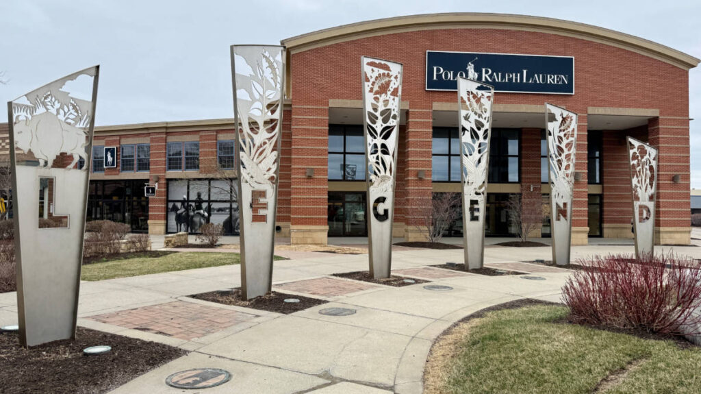 View of the legend signages outside the Legends Shopping Center