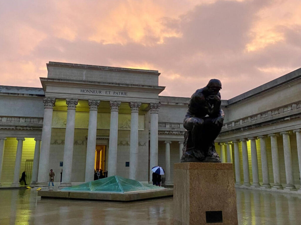 The Legion of Honor building from the outside