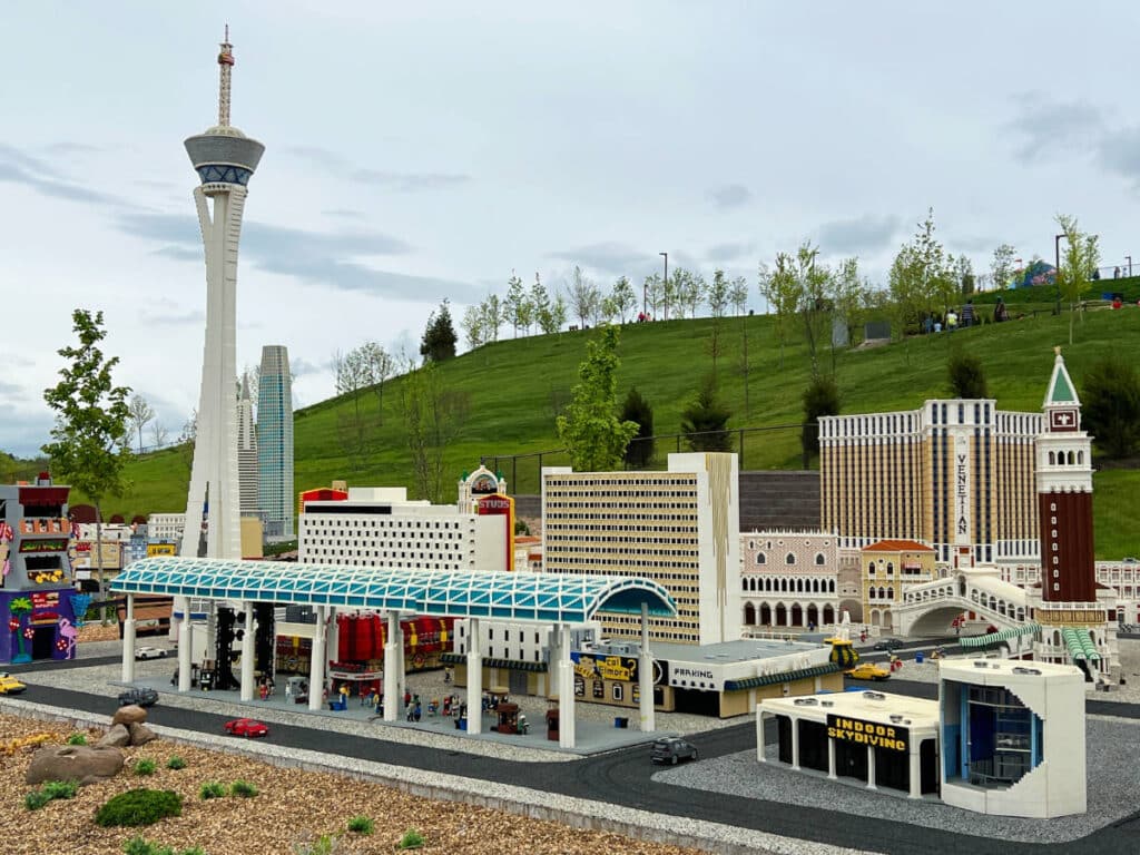 View of the Legoland at Goshen in New York