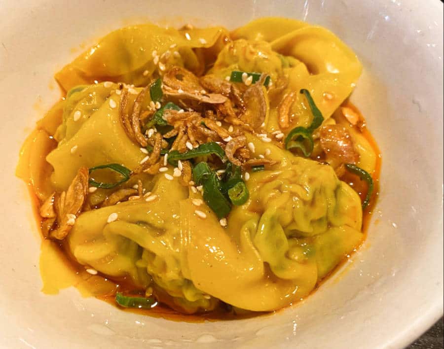 A close up look on a dim sum dish at Leong’s Legend