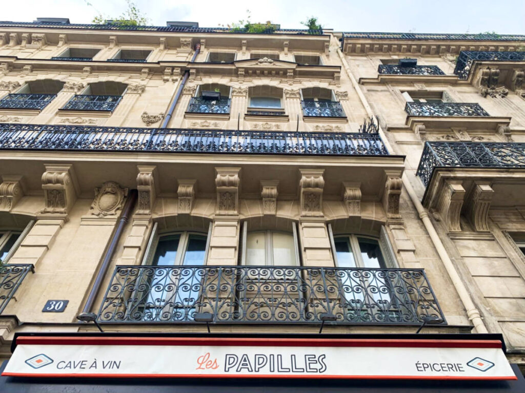 View of the beautiful exterior of Les Papilles