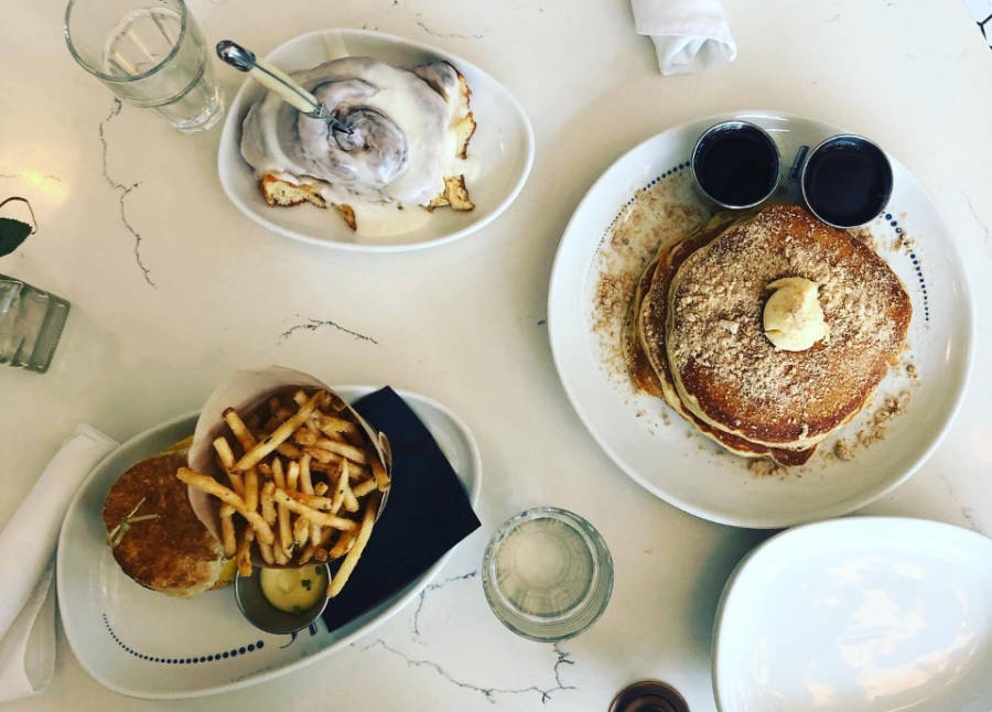 Bruch meal served in Liberty Common