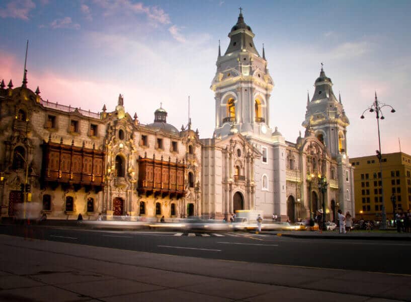 The intricate building in Lima