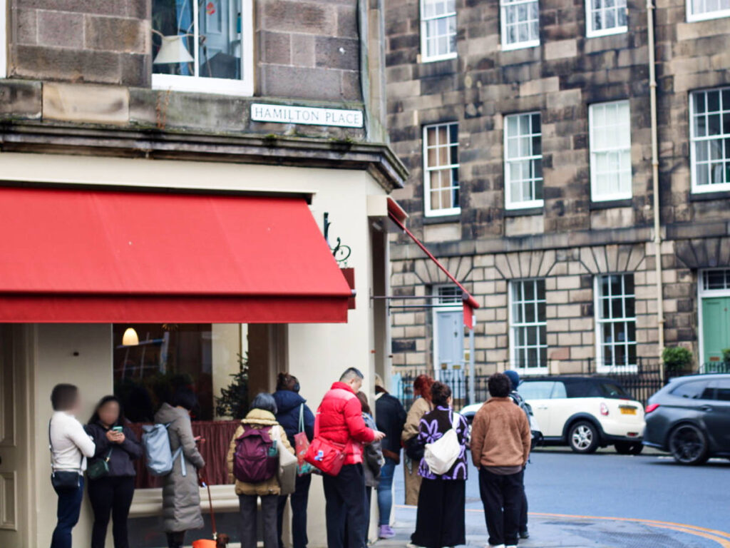 The people lining up outside the Lannan Bakery